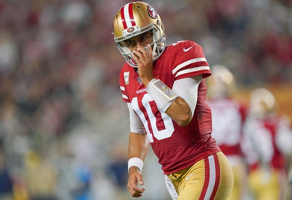 The 49ers are looking to bounce back from their first loss of the season.