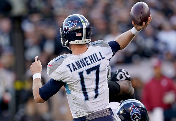 Ryan Tannehill has had a strong season for the Titans.