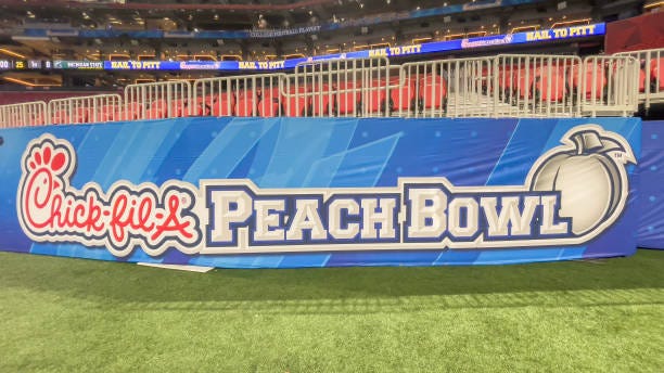 uga, ohio state university, peach bowl