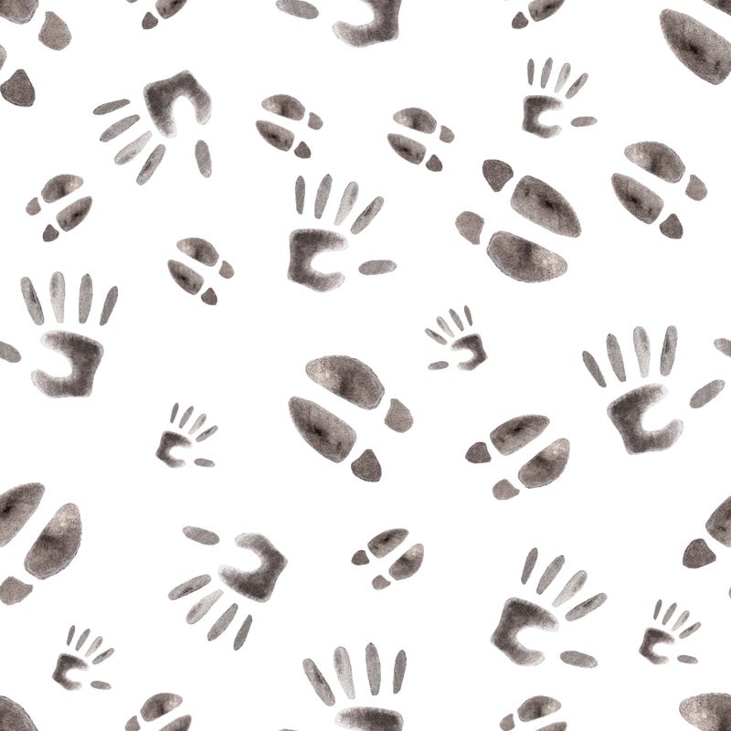 Spooky hands and feet