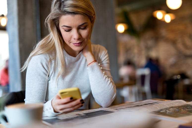 girl on phone