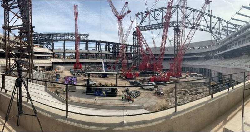 Globe Life Field Construction