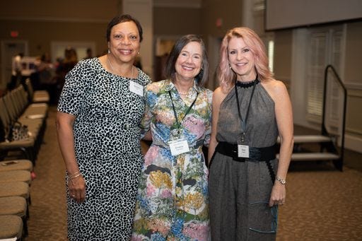GWG members Beverly Ward, Emelia Stephenson, Rene Hutchisson