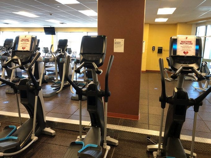 YMCA Buffalo Niagara fitness center on Tech Drive in Amherst. August 21, 2020 (WBEN Photo/Mike Baggerman)