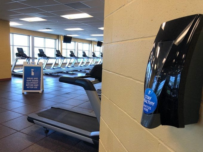YMCA Buffalo Niagara fitness center on Tech Drive in Amherst. August 21, 2020 (WBEN Photo/Mike Baggerman)