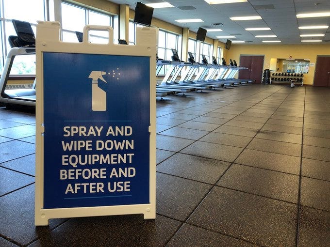 YMCA Buffalo Niagara fitness center on Tech Drive in Amherst. August 21, 2020 (WBEN Photo/Mike Baggerman)