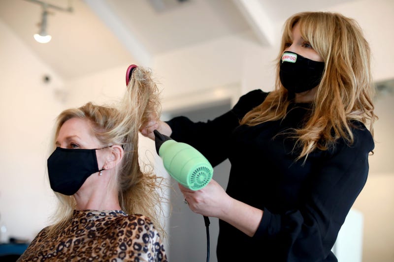 Hair salons, barber shops cleared to reopen in parts of CA