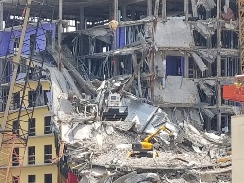Family says recovery of victim from wreckage will be complete by end of week