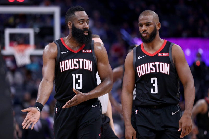 James Harden Chris Paul Houston Rockets NBA