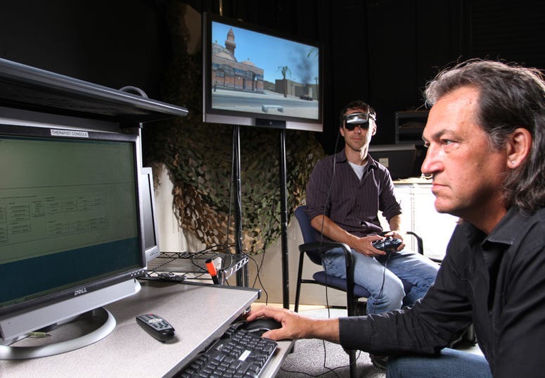 Dr. Skip Rizzo describes how Virtual Reality is being used to treat veteran's PTSD