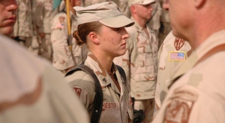 Sgt. Leigh Ann Hester, Women in the military