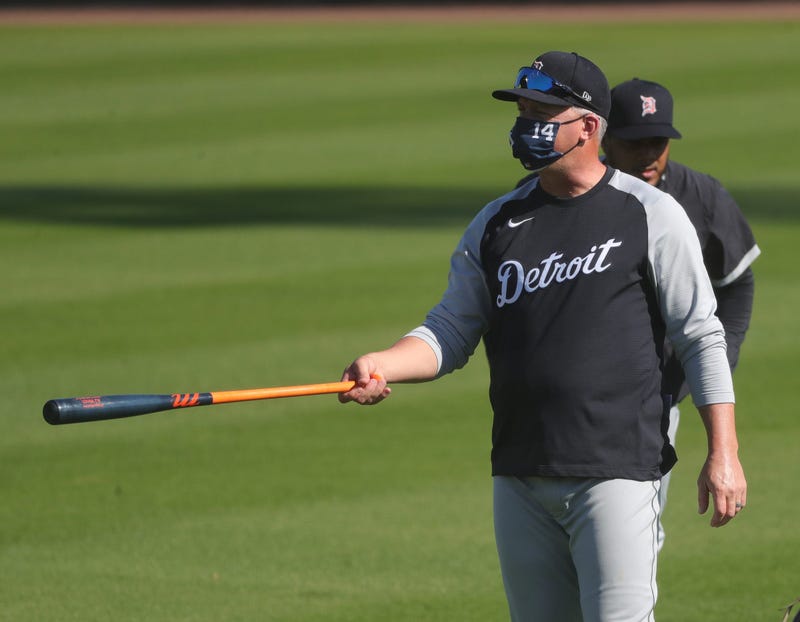 Tigers manager A.J. Hinch at spring training.