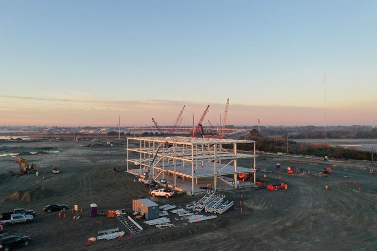 The new operations building is the first and largest building on the Hugh K. Leatherman Sr. Terminal in North Charleston.