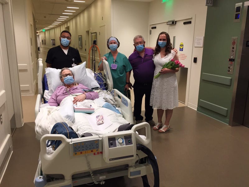 A first of its kind wedding at Lake Forest Hospital, as a mother with terminal cancer is able to witness her daughter's wedding.