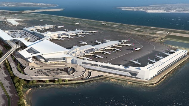 Rendering of new LaGuardia terminal