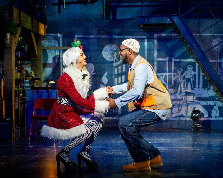Shafiq Hicks plays Tom Collins in "Rent."