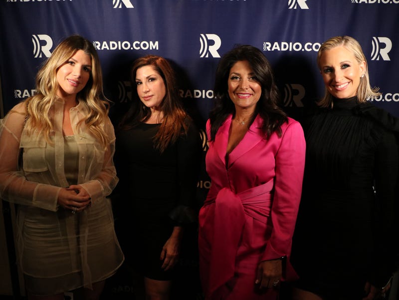 'RHONJ' alum Kathy Wakile (third from left) opens up about her RADIO.COM podcast 'Eat Live Love Indulge'