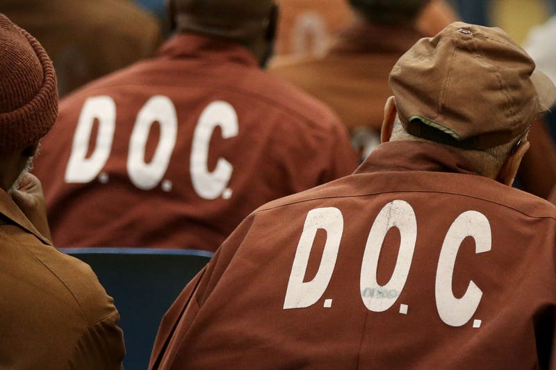 Inmates in prison