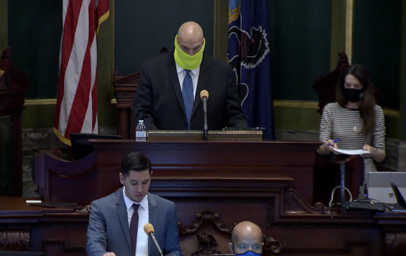 Pennsylvania Senate swearing-in of Jim Brewster