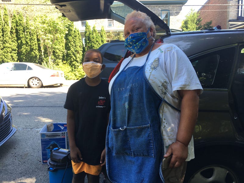 Jabre Dutton and client, Casandra Gunckle of Germantown