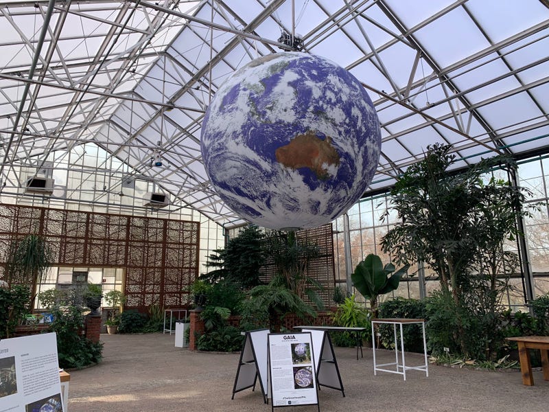 An installation at The Fairmount Park Horticultural Center.