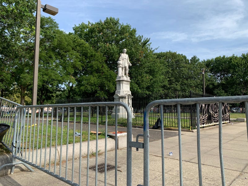Christopher Columbus statue at Marconi Plaza in South Philadelphia