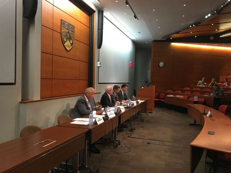 A public hearing was held Wednesday afternoon in University City to address the potential impact a refinery fire last month may have had on the South Philadelphia community where it happened. Some of the health implications might not be fully known.