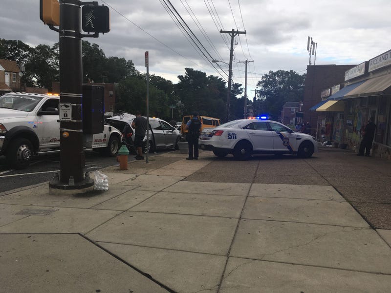 Accident at Haverford Avenue and Rhoads Street