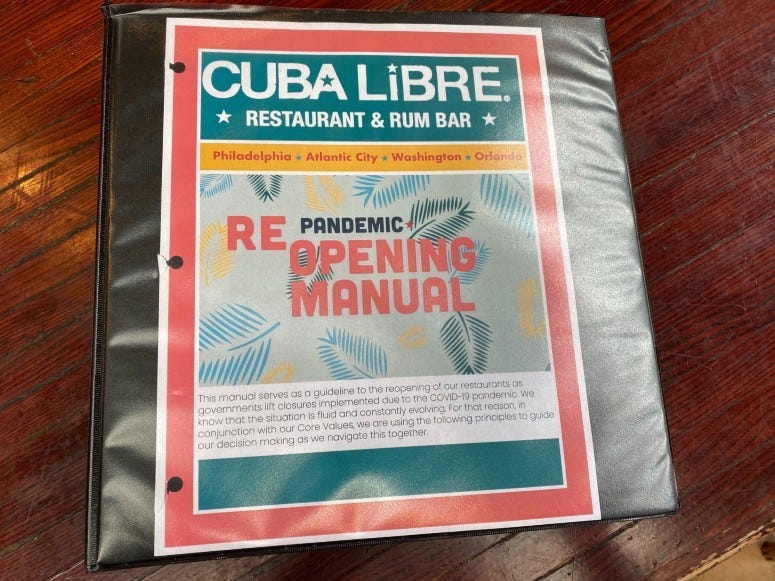Cuba Libre hygiene manual