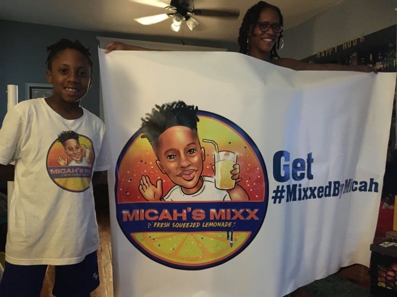 10-year-old Micah Harrigan