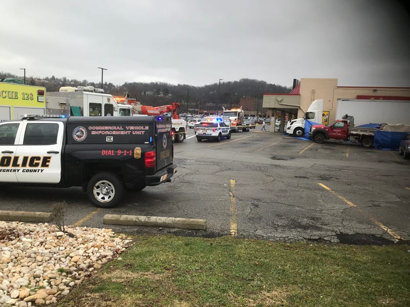 Elderly Woman killed by tractor trailer in Crafton Ingram Shopping Center