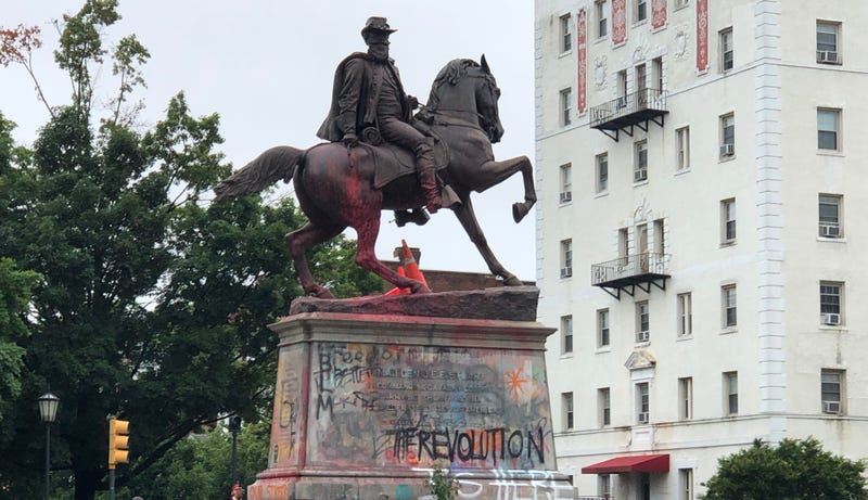 Confederate statue in Richmond Virginia