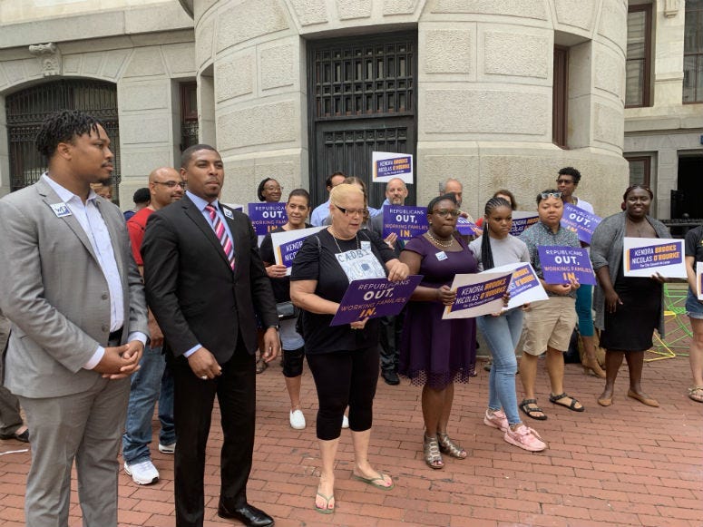 Two new candidates joined the race for Philadelphia City Council-at-large Wednesday. They're backed by the Working Families Party, and they're targeting seats traditionally held by Republicans.