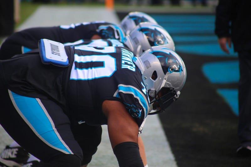 Panthers offensive line