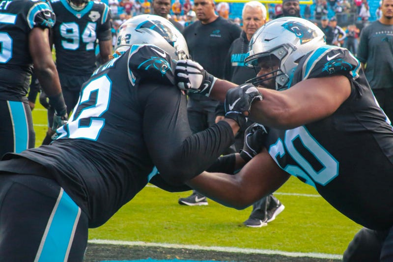 Panthers offensive line