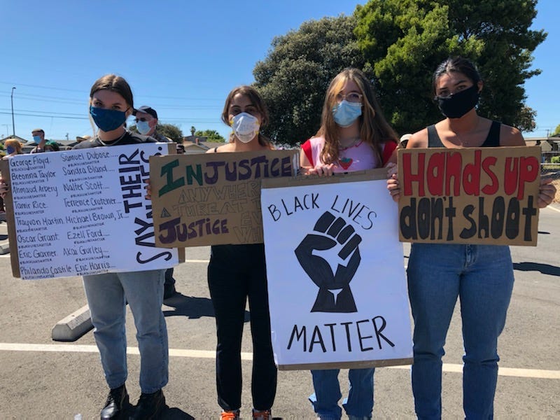 The Youth Solidarity Project protest in Richmond for Black Lives Matter, June 8, 2020