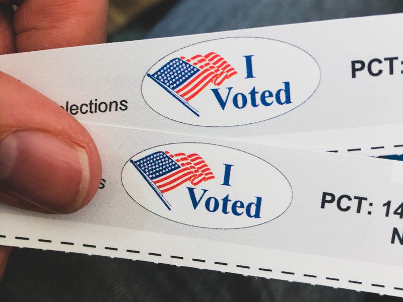 I Voted ballot tear offs