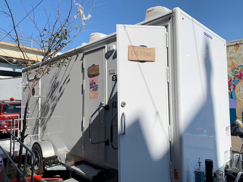 The public restroom pilot program is funded by the city and run by staff members and volunteers at Prevention Point, a Kensington community group.