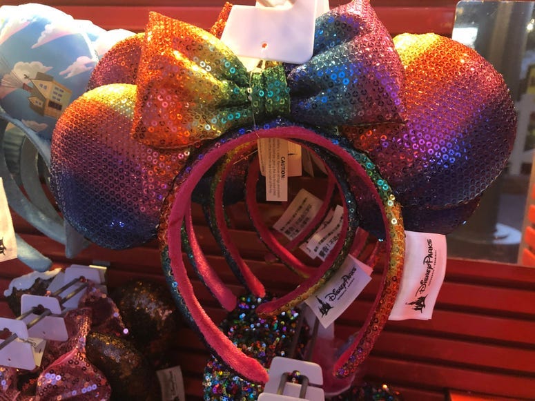 Rainbow Minnie Ears