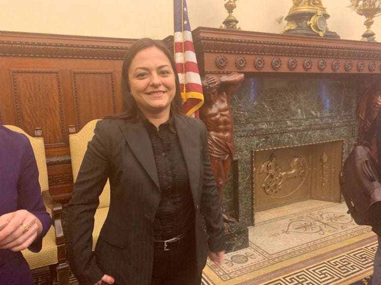 Berna Altok at Philadelphia City Hall.