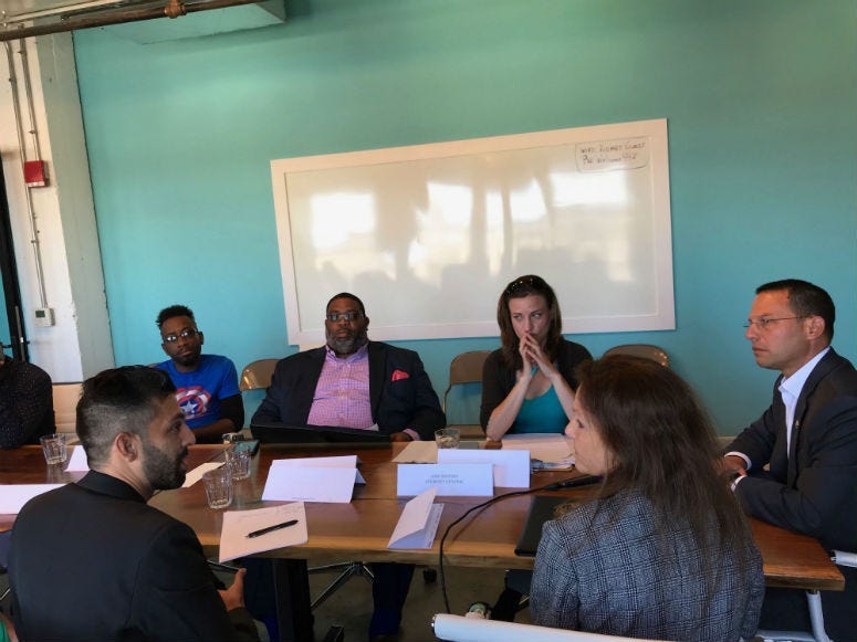 AG Josh Shapiro meets with Uber, Lyft drivers.