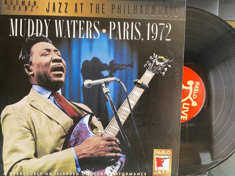The vinyl edition of a live Muddy Waters album.