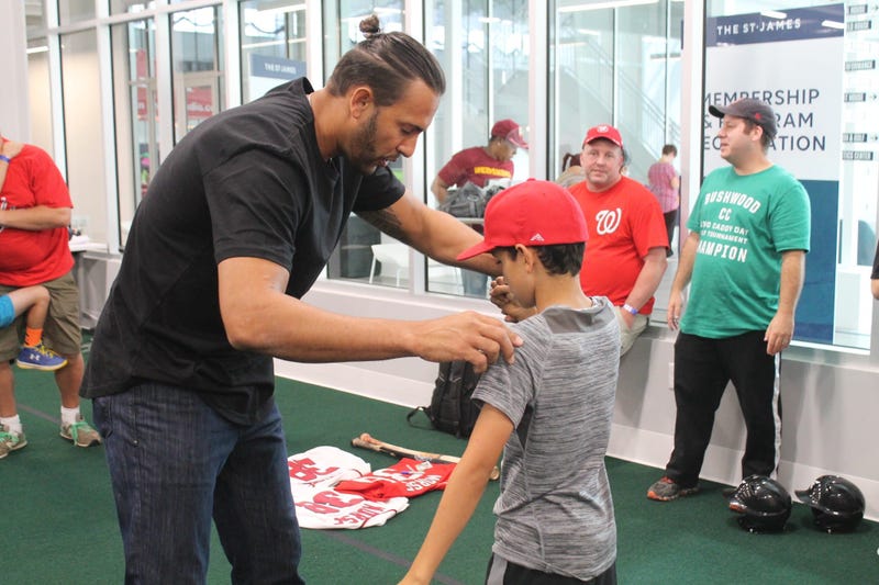106.7 The Fan hosted their 5th Annual Fan Fest at the brand new St. James facility in Springfield, VA, where fans spent the day interacting with various vendors and participating in the day's activities.