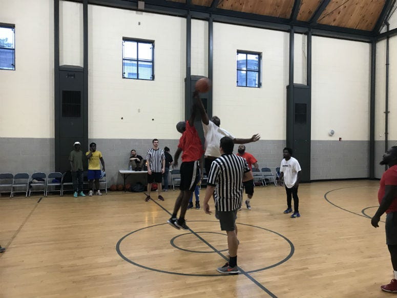 Hoops for Hope is reaching out to homeless residents in Philadelphia to help them make life changing plays off the court.