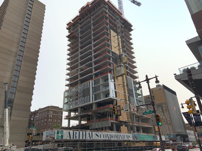 A condo being developed in Center City