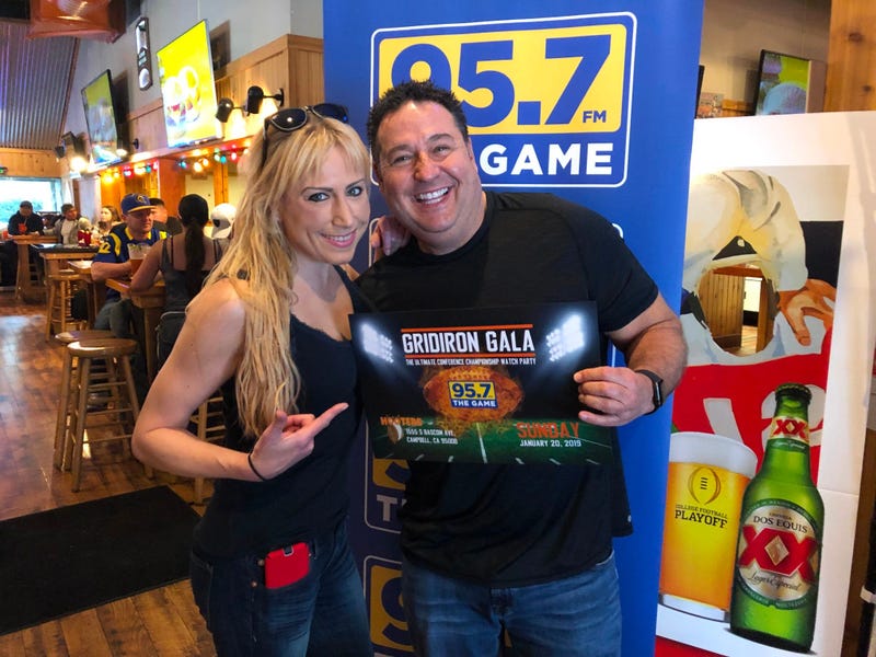 Danny Rouhier and 106.7 The Fan Street Team interacted with listeners at South Moon Under in Arlington, Virginia.