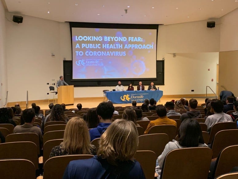 A health panel at Drexel breaks down all things coronavirus.