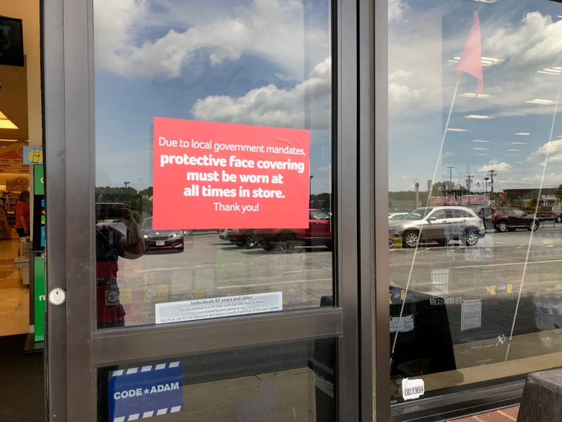 Mask Requirement Sign at Local Bi-Lo - Emily Gill