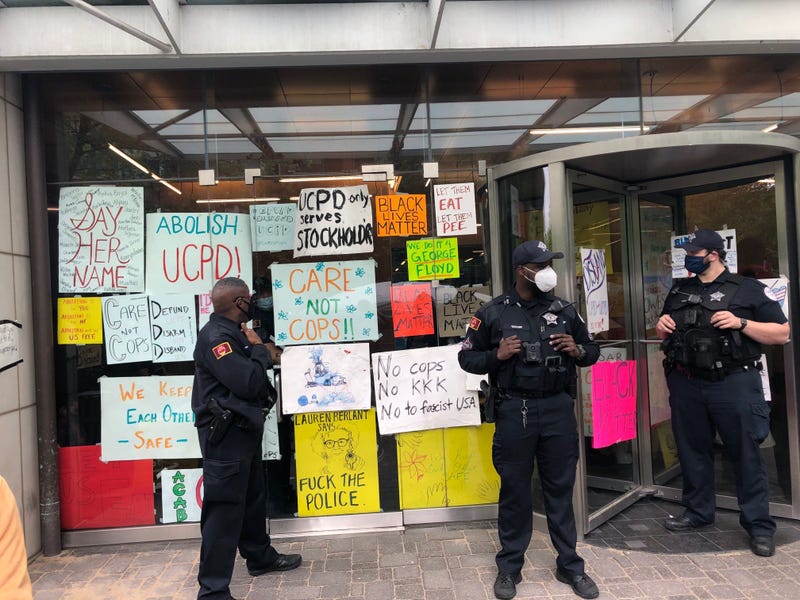 Police headquarters in Hyde Park