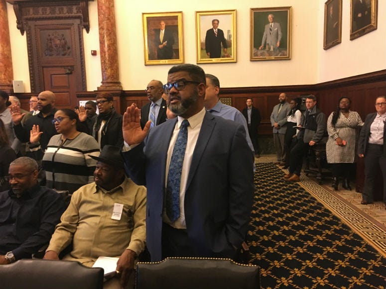 Philadelphia Streets Department integrity officer Ray Jackson won the Joan Markman Award.